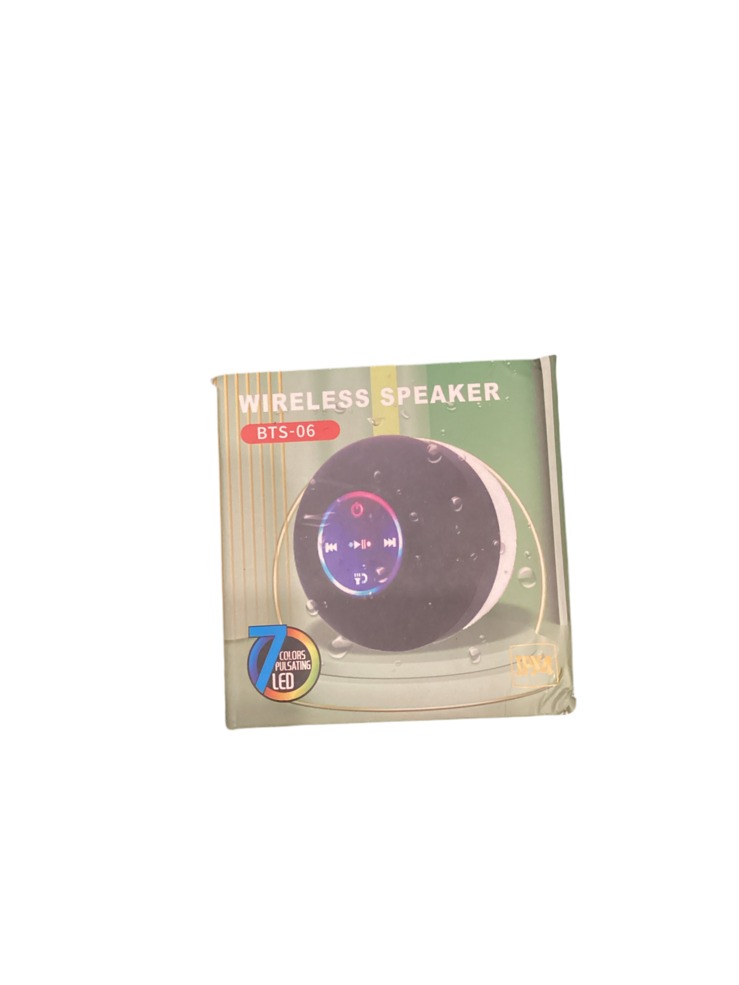 WHITE BATHROOM LED SPEAKER