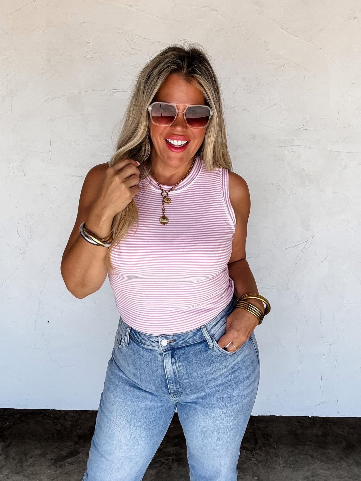 Summer Bianca Ribbed Tank