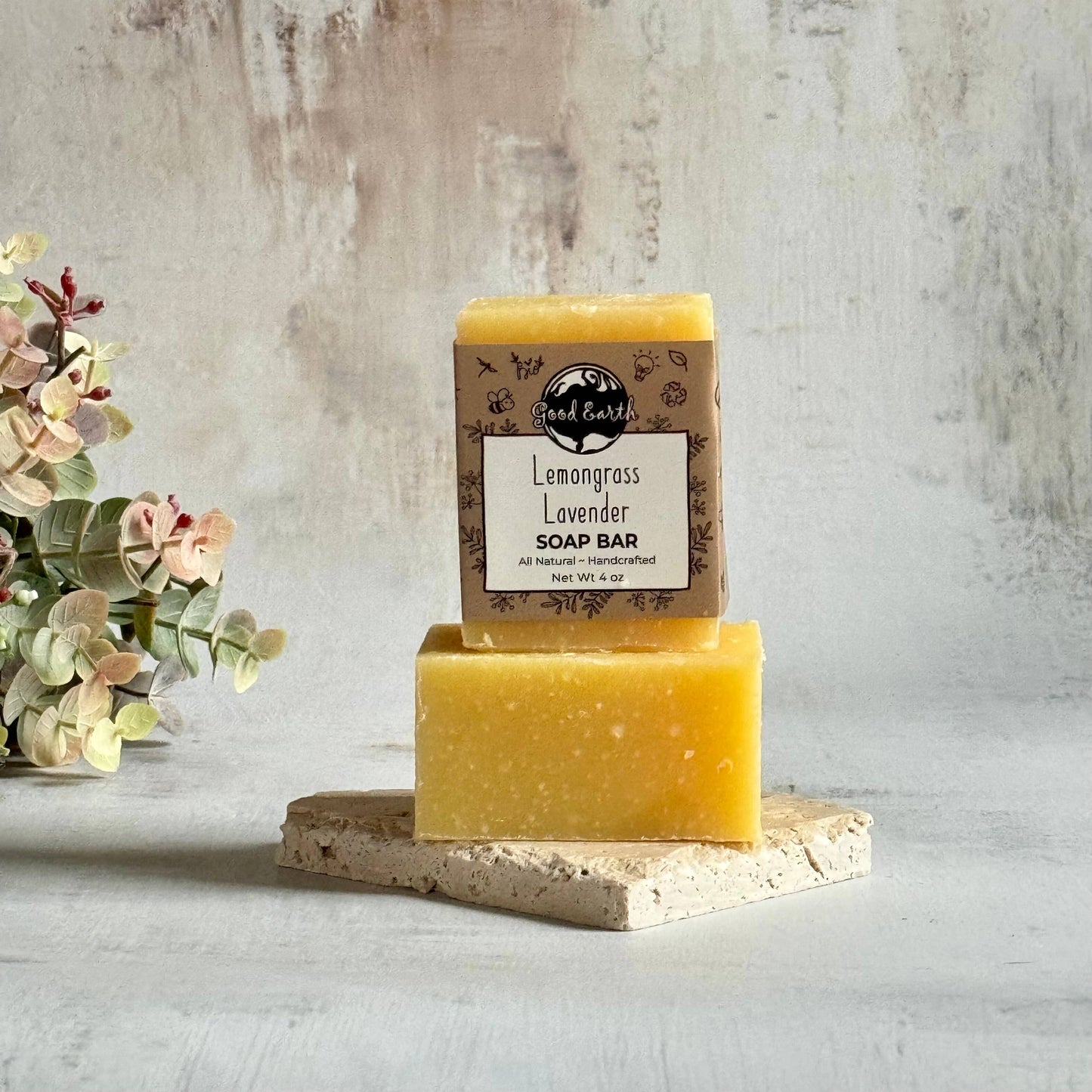 Lemongrass Lavender Handmade Soap Bar