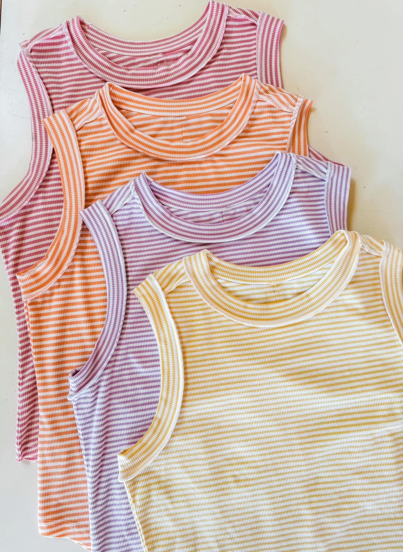 Summer Bianca Ribbed Tank