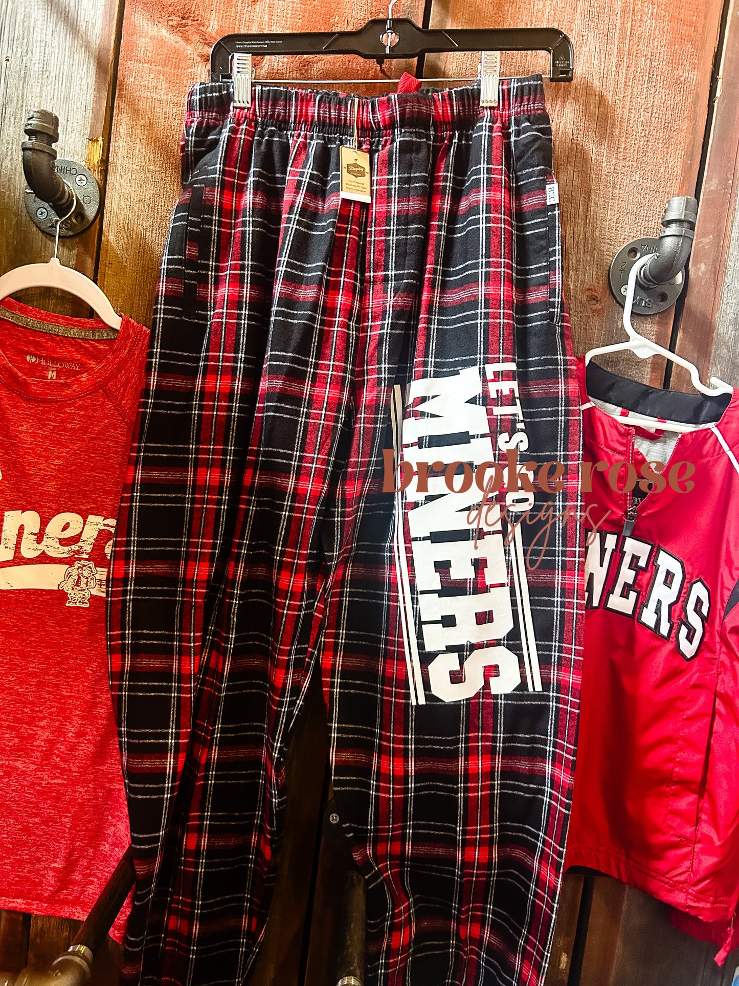Let's Go Miners Flannel Pants