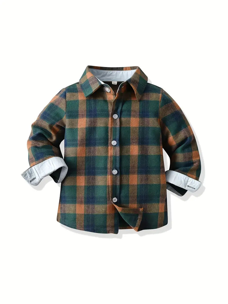 Boys Fall Plaid Flannel
