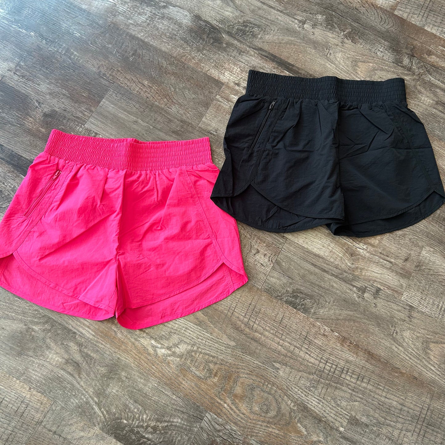 High wasted Windbreaker Shorts