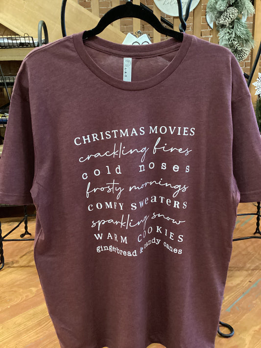 MAROON TEE