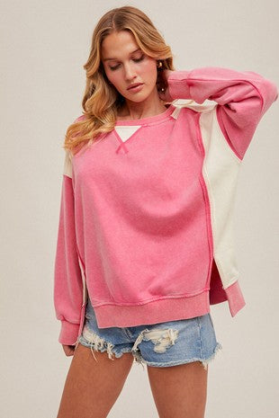 Colorblock French Terry Sweatshirt