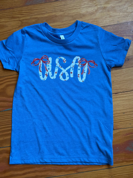 Kids Ribbon USA tshirt