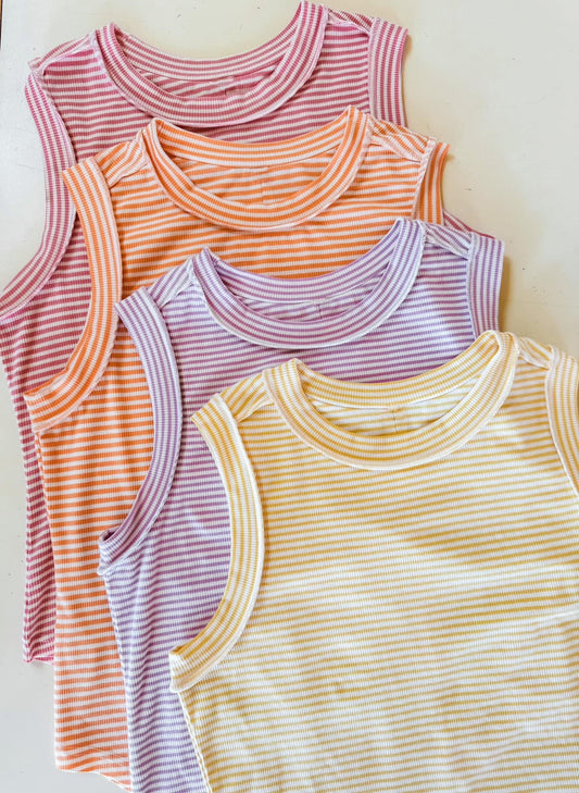 Summer Bianca Ribbed Tank