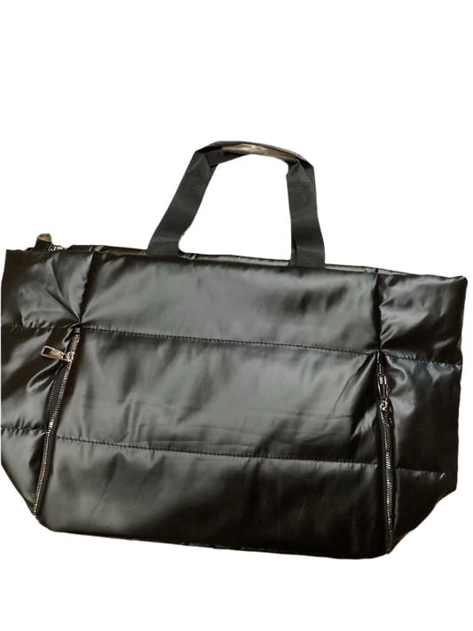 PUFFY TRAVEL TOTE BAG