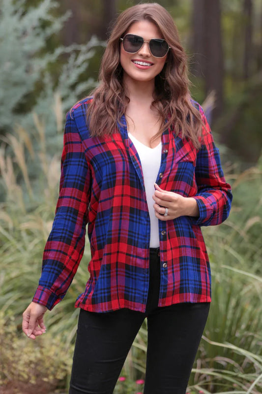 Adrian Plaid Button Up