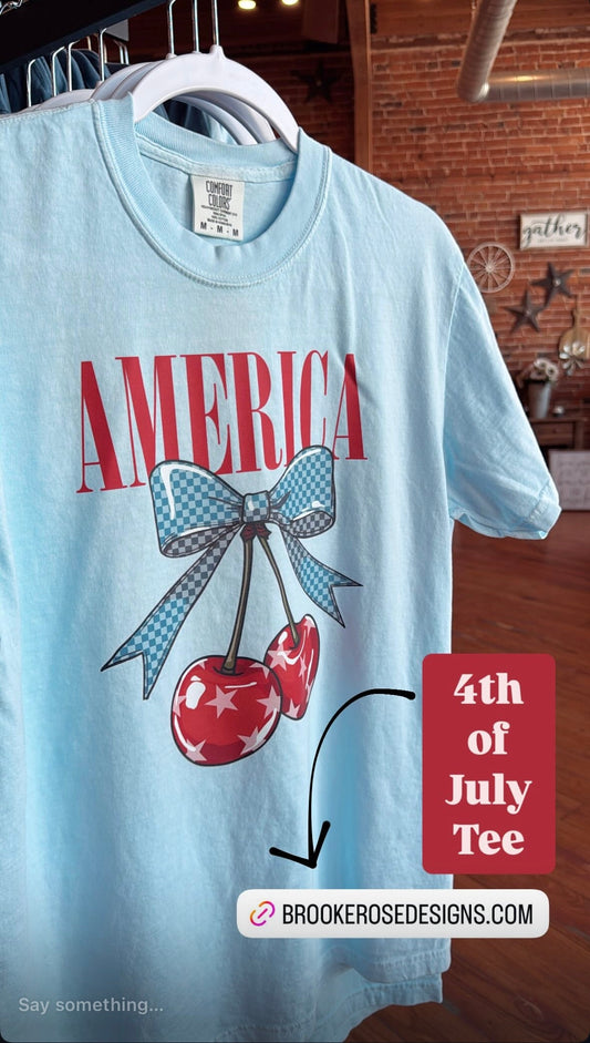 America cherry t shirt
