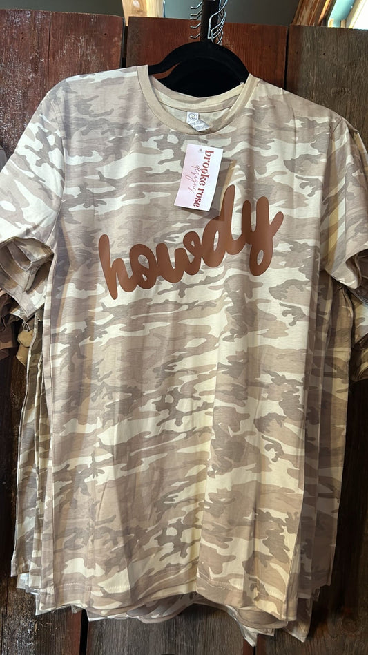 Howdy Camo Tee
