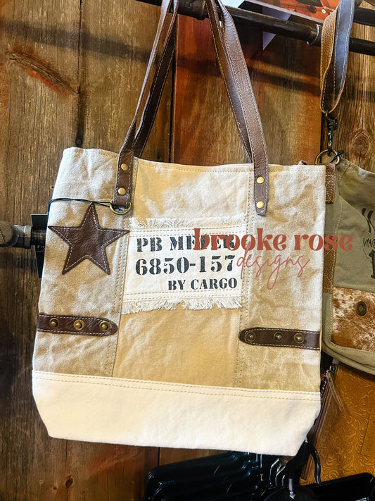 World Travels Patchwork Tote Bag