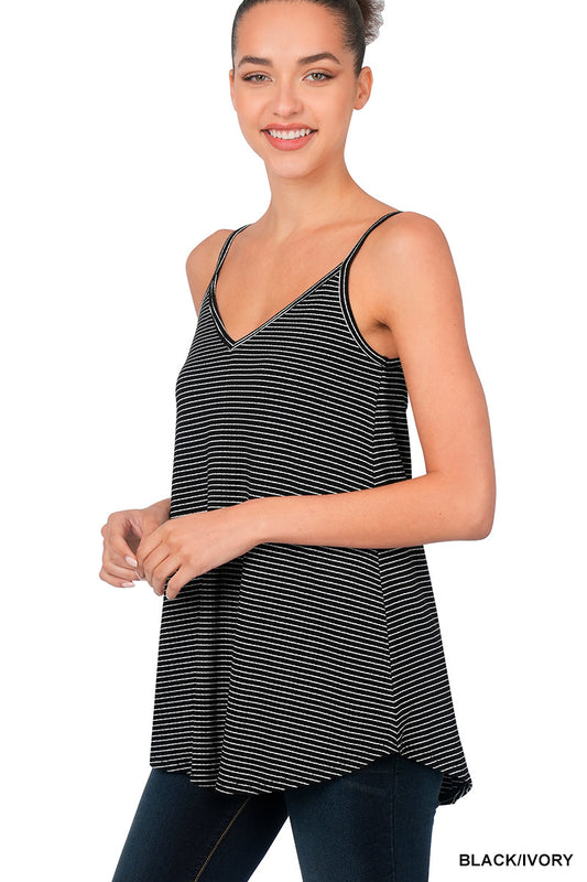 Black Vneck Cami