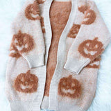 Kids Pumpkin Cardigan